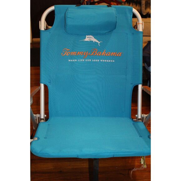 Tommy Bahama Backpack 5 Position Folding Chair Swordfish(New) (Other)Read - Picture 1 of 7